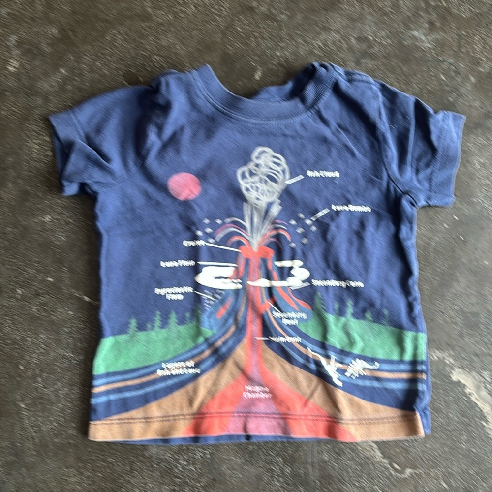 COPY - Hanna Andersson kids volcano tee 2T